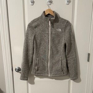 The North Face Heathered Gray Full-Zip Jacket